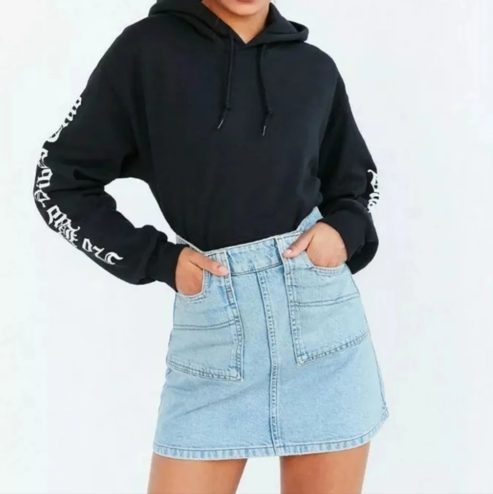 BDG Utility A-Line Denim Mini Skirt Size XS